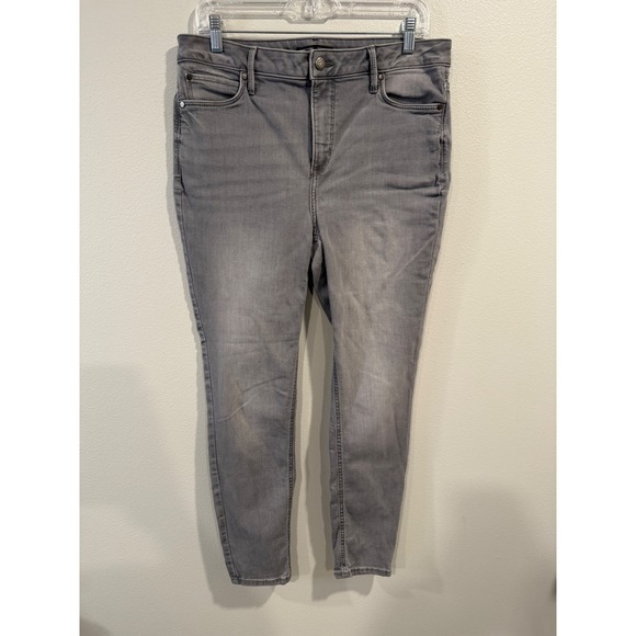 Simply Vera Vera Wang Denim - Simply Vera Vera Wang High Rise Skinny Jeans Gray Wash Women's Size 12